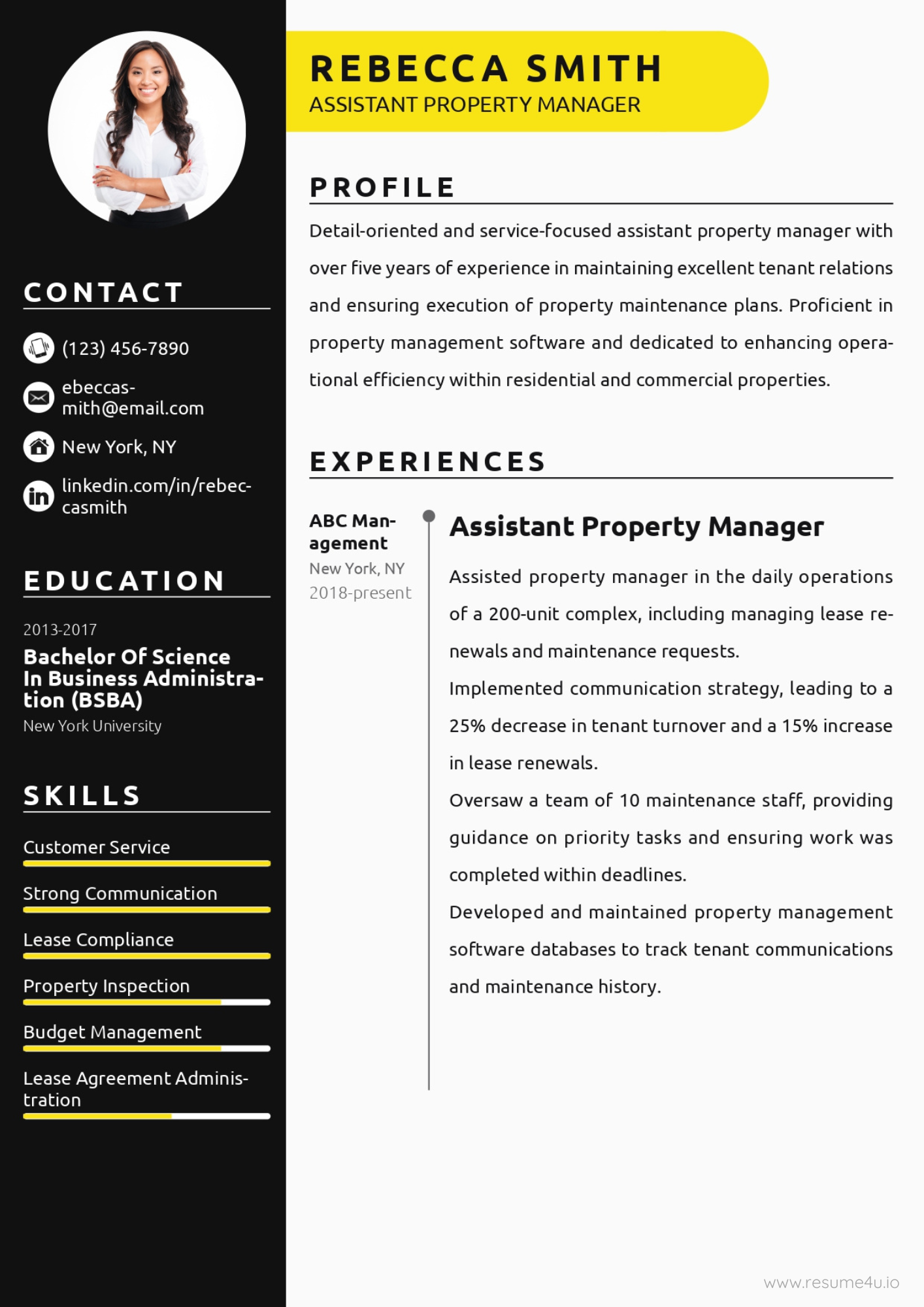 Assistant Property Manager Resume Sample And Guide   AssistantPropertyManager 